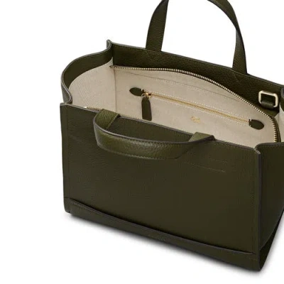 Radley Oak Street Medium Ziptop Satchel Bag In Green