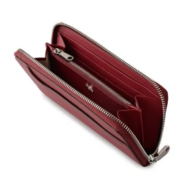 Radley Pockets Large Zip Around Wallet In Burgundy