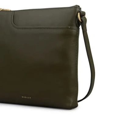 Radley Pockets Small Ziptop Crossbody Bag In Green