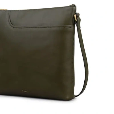 Radley Pockets Large Ziptop Crossbody Bag In Green