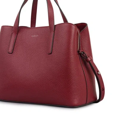 Radley Dukes Place Medium Ziptop Satchel Bag In Red