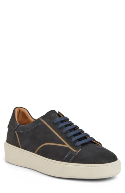Bruno Magli Matteo Leather Sneakers In Blue