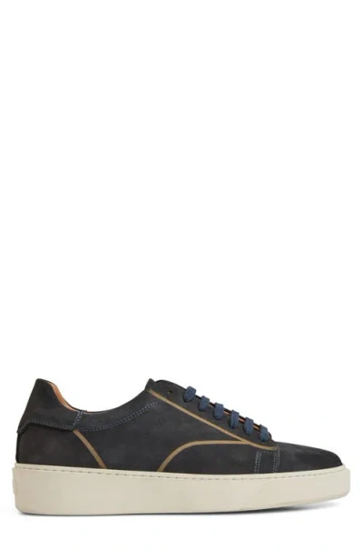Bruno Magli Matteo Leather Sneakers In Blue