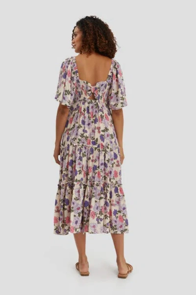 Nom Maternity Graciea-line Dress In Multi