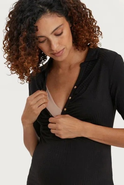 Nom Maternity Camilla Pant In Black