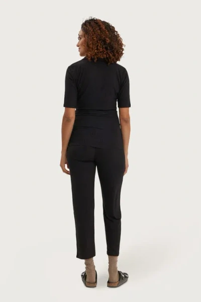 Nom Maternity Camilla Pant In Black