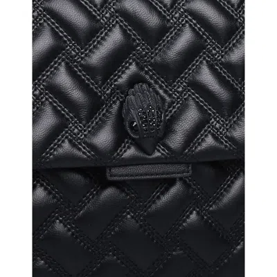 Kurt Geiger Extra Extra Large Kensington Drench Leather Bag In Black