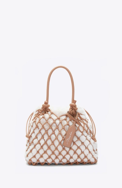 3.1 Phillip Lim Faux Fur Macrame Mini Sac