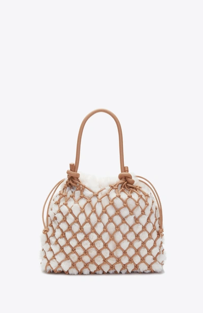 3.1 Phillip Lim Faux Fur Macrame Mini Sac