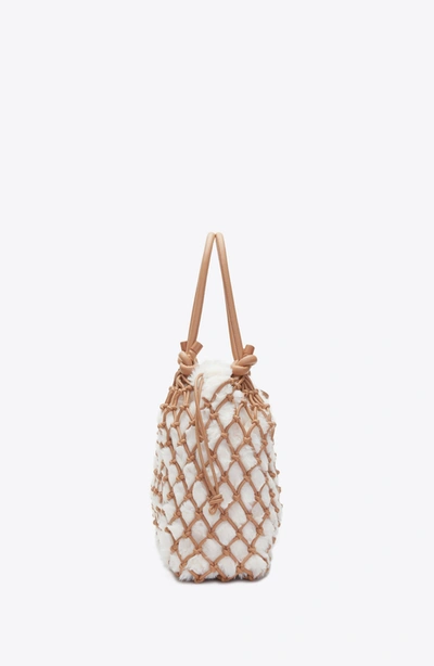 3.1 Phillip Lim Faux Fur Macrame Mini Sac