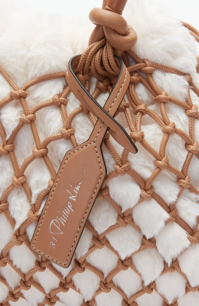 3.1 Phillip Lim Faux Fur Macrame Mini Sac