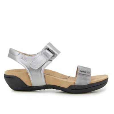 Jambu Morgan Casual Flat Sandal In Silver