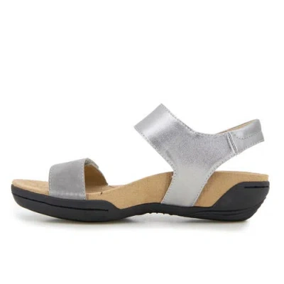 Jambu Morgan Casual Flat Sandal In Silver