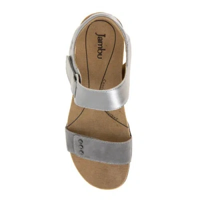 Jambu Morgan Casual Flat Sandal In Silver