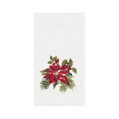 C & F Home C&f Home Poinsettia Botanical Towel In Multi