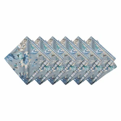 C & F Home C&f Home Morrison Floral Cotton Reversible Napkin Set Of 6 In Multi