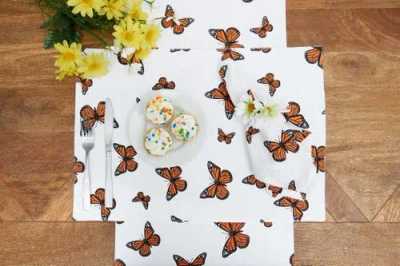 C & F Home C&f Home Monarch Butterfly Napkin, Set Of 6 In Multi