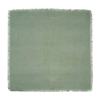C & F Home C&f Home Frayed Aspen Napkin Set Of 6 In Green