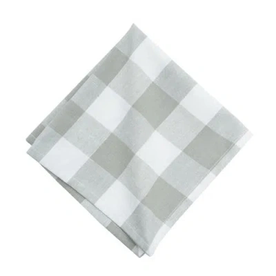 C & F Home C&f Home Franklin Slate Gingham Check Napkin Set Of 6 In Gray