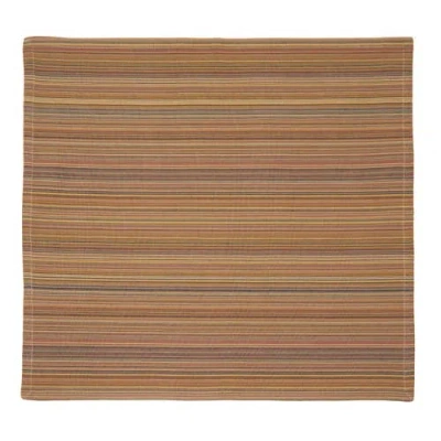 C & F Home C&f Home Cedar Stripes Napkin Set Of 6 In Brown