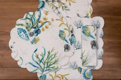 C & F Home C&f Home Marlowe Sound Cotton Napkin Machine Washable Set Of 6 Decor In Multi