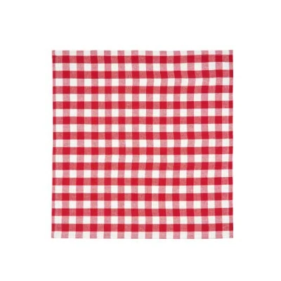 C & F Home C&f Home Ashford Red Cotton Napkin Machine Washable Set Of 6 In Multi