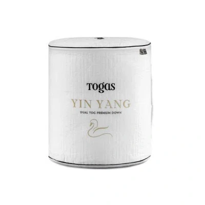 Togas Yin Yang Siberian Goose Down Comforter In Multi