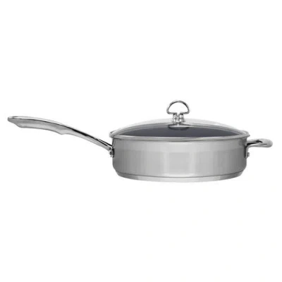 Chantal Induction 21 Steel 5-qt. Saute Skillet With Ceramic Coating & Glass Lid In Multi