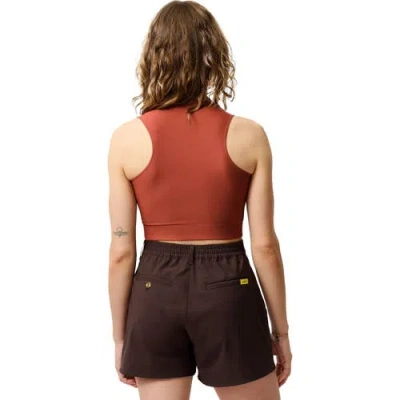 Hikerkind Performance Base Tank Top In Brown