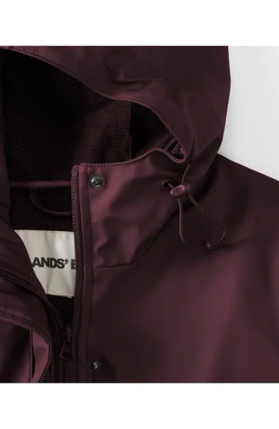 Lands' End Plus Size Squall Waterproof Slicker Raincoat In Black