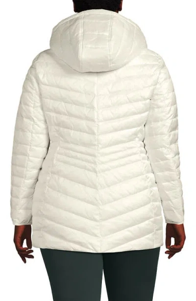 Lands' End Ultralight Packable Down Jacket In White
