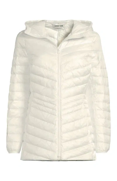 Lands' End Ultralight Packable Down Jacket In White