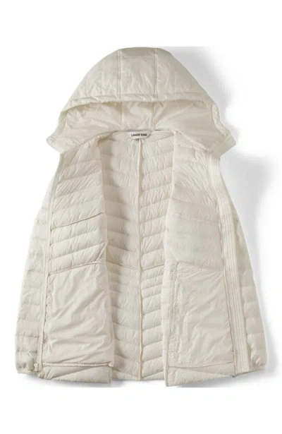 Lands' End Ultralight Packable Down Jacket In White
