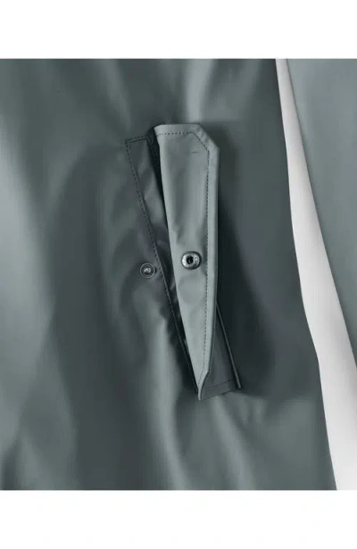 Lands' End Plus Size Squall Waterproof Slicker Raincoat In Gray