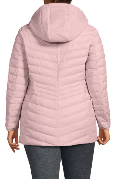 Lands' End Ultralight Packable Down Jacket In Pink