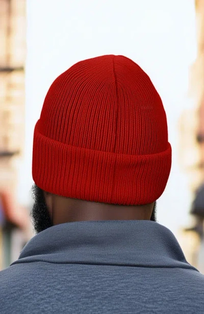 Dalix Pigeon Beanie Cap In Red