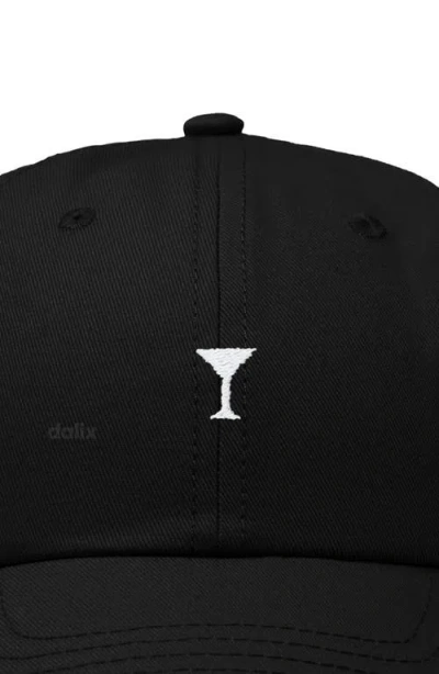 Dalix Lil Martini Dad Cap In Black
