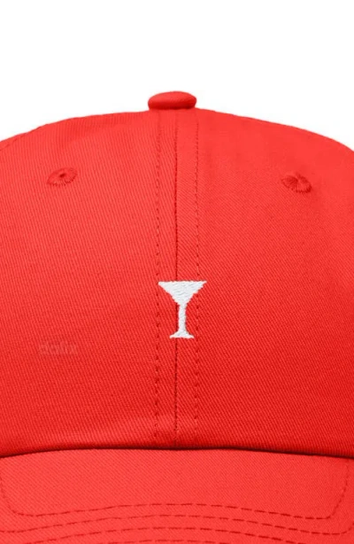 Dalix Lil Martini Dad Cap In Red