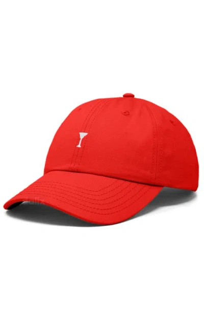 Dalix Lil Martini Dad Cap In Red