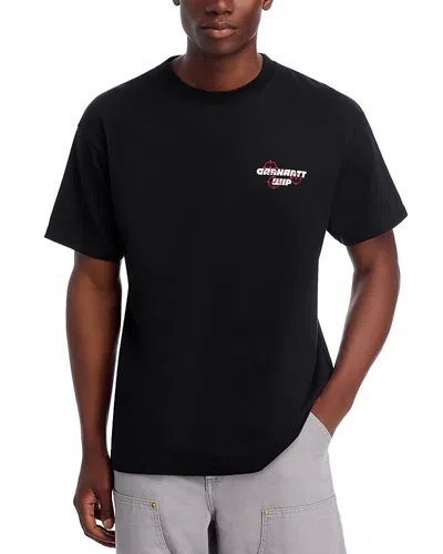 Carhartt Work In Progress Wiptopia Organic Cotton Graphic T-shirt In Black