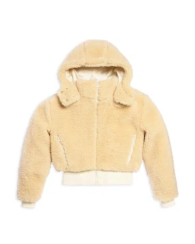 Katiejnyc Girls' Tween Paddie Sherpa Jacket - Big Kid In Gold