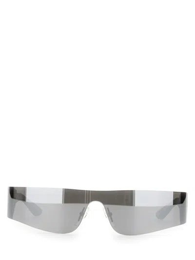 Balenciaga Women Mono Rectangle Sunglasses In Gray