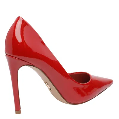 Steve Madden Noir Pointed Toe Pump In Red