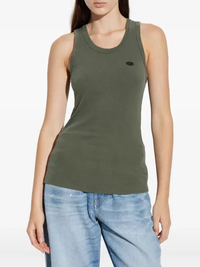Diesel T-ankydesi Ribbed Tank Top In Green
