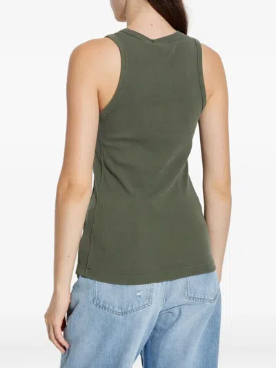 Diesel T-ankydesi Ribbed Tank Top In Green