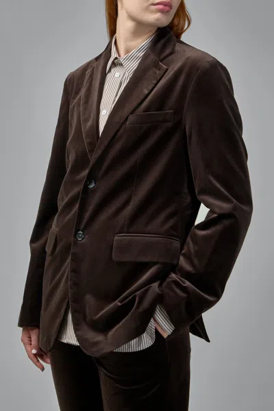 Adnym Schaffer Jacket In Brown