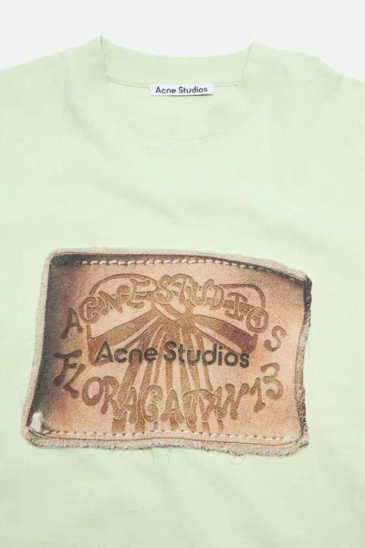 Acne Studios Short-sleeved T-shirt In Green