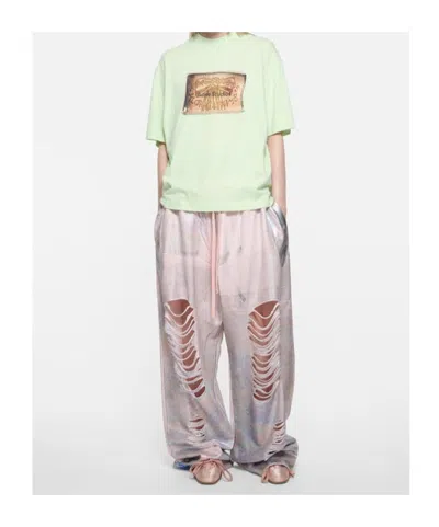 Acne Studios Short-sleeved T-shirt In Green