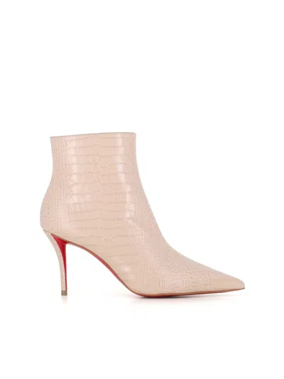 Christian Louboutin Ankle Boot Miss Z Booty 80 In Neutral