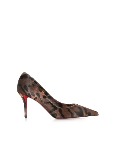 Christian Louboutin Miss Z Pony Skin Pumps With Leopard Print In Animal Print